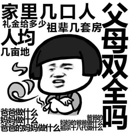 相亲的各种问题合集