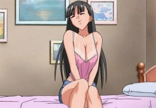 女生夹腿会得到舒适感